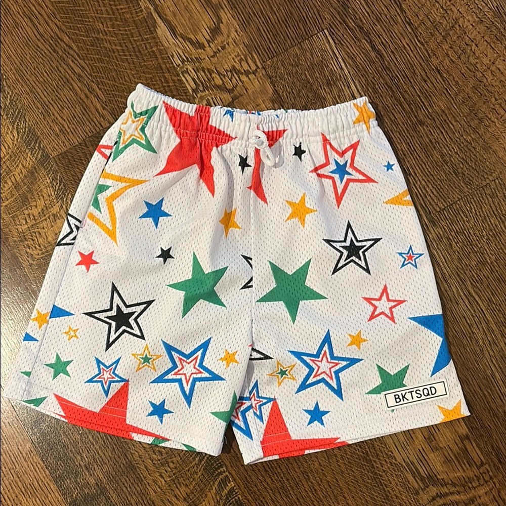 BKTSQD Print Shorts - YXL